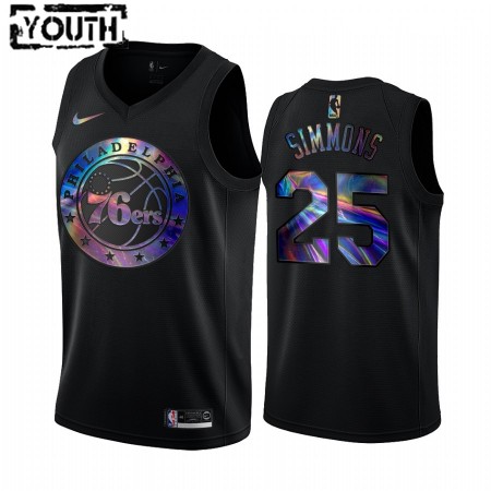 NBA Børn Trøje Philadelphia 76ers Ben Simmons 25 Iridescent HWC Collection Swingman NBA Børn Trøje Philadelphia 76ers Ben Simmons 25 Iridescent HWC Collection Swingman